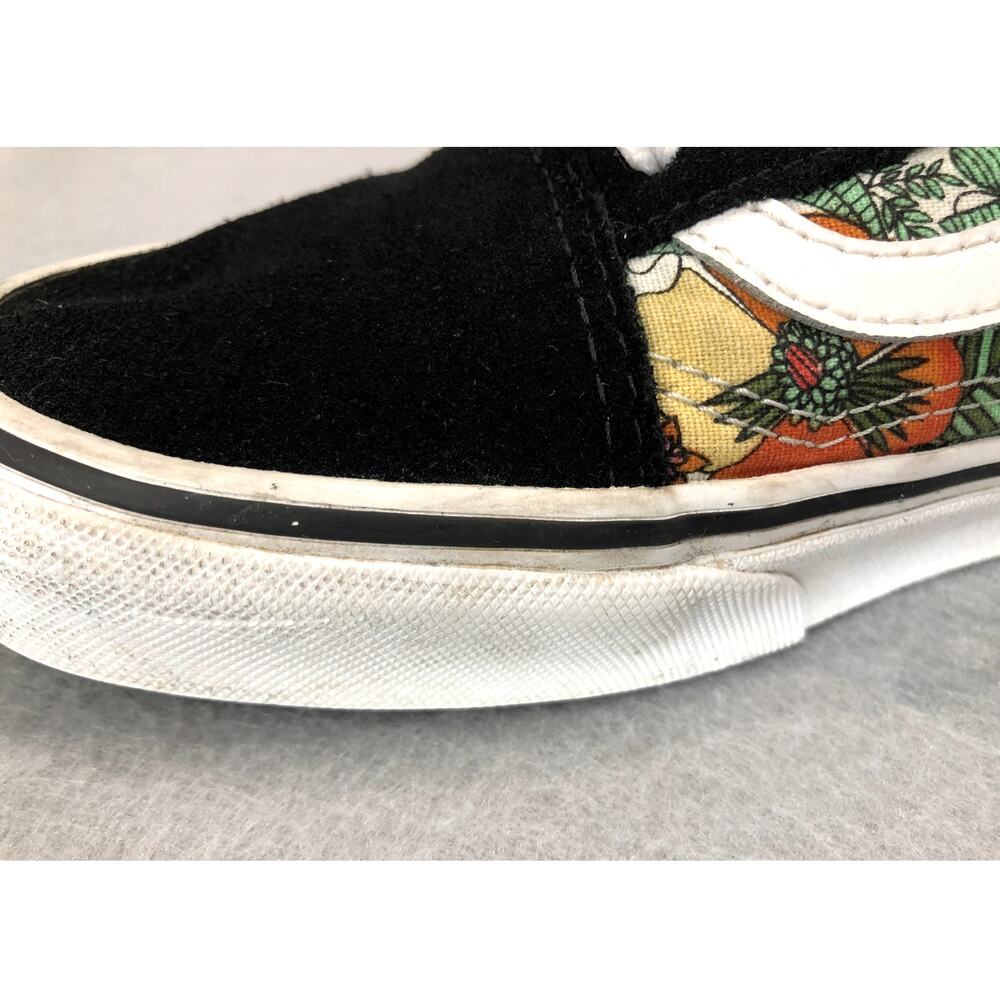 Vans Tropical Floral Canvas Suede Sneakers Womens Sz 8.5 Classic Old Skool - Picture 9 of 12